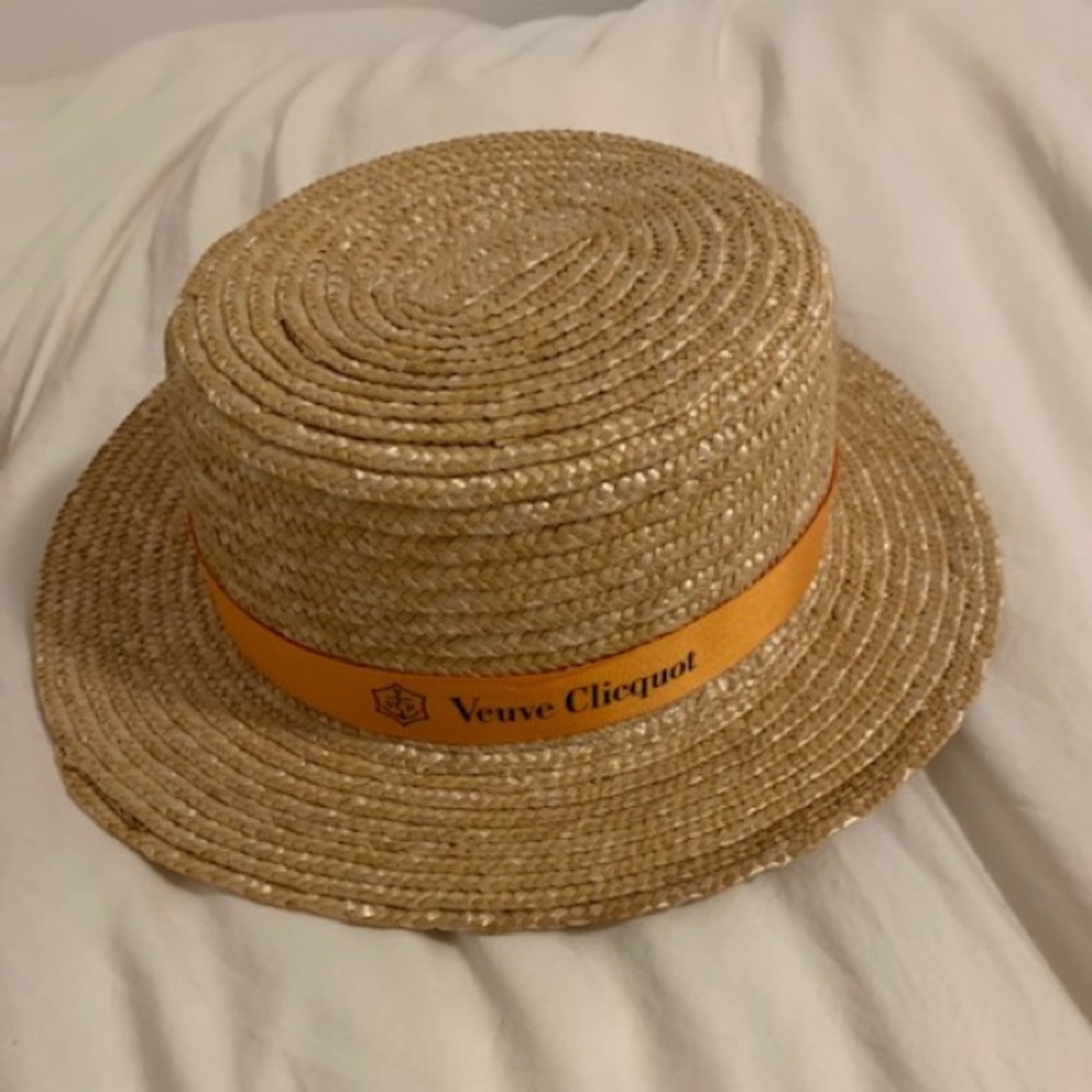 Veuve Clicquot Straw Hat